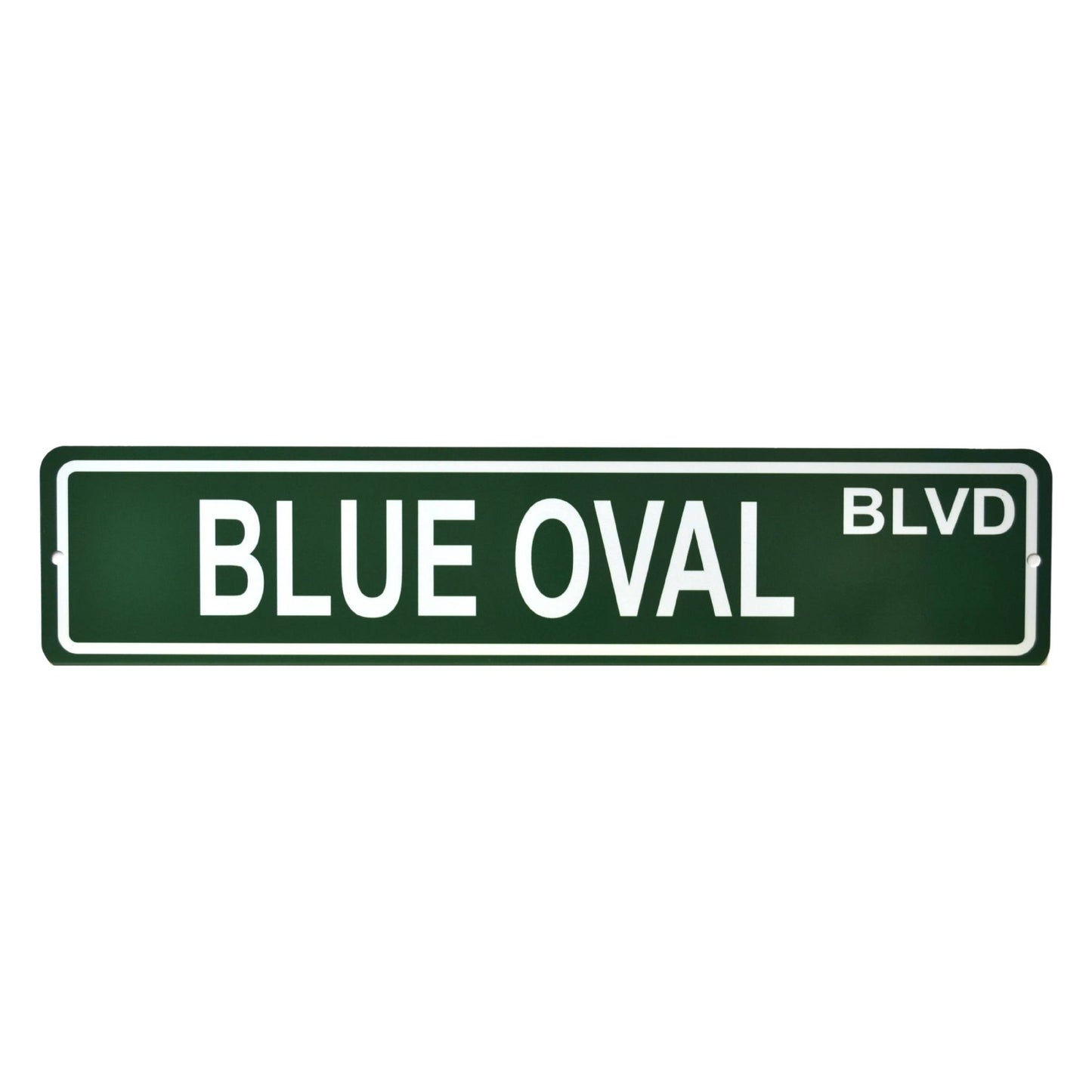 blueoval blvd street sign