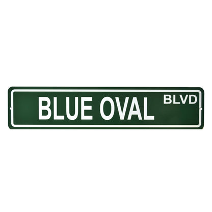 blueoval blvd street sign