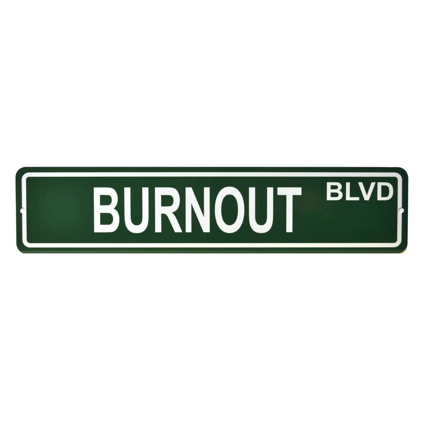 burout street sign