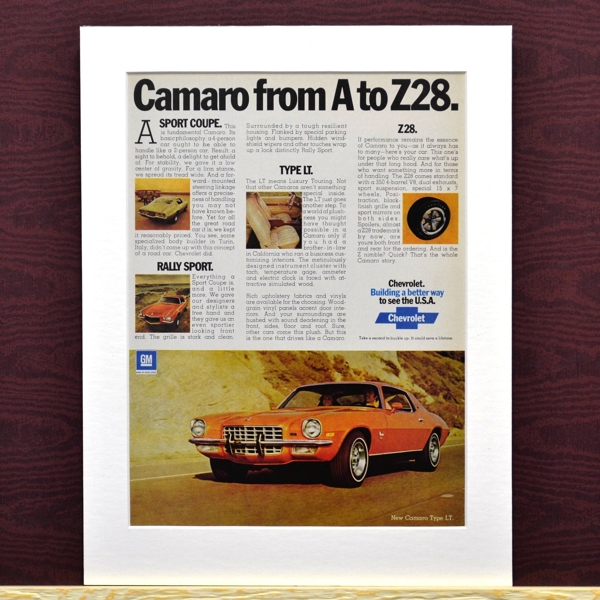 1973 Camaro Z28 Print