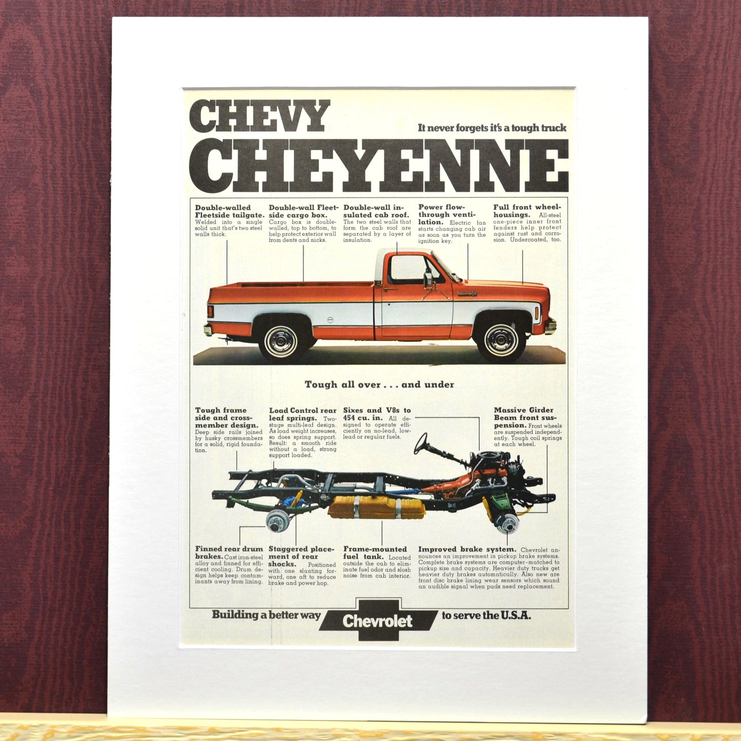 Mid-70s Chevy Cheyenne Pickup Ad 