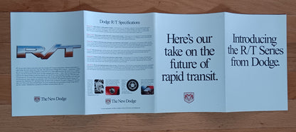 Dodge R/T series brochure open 