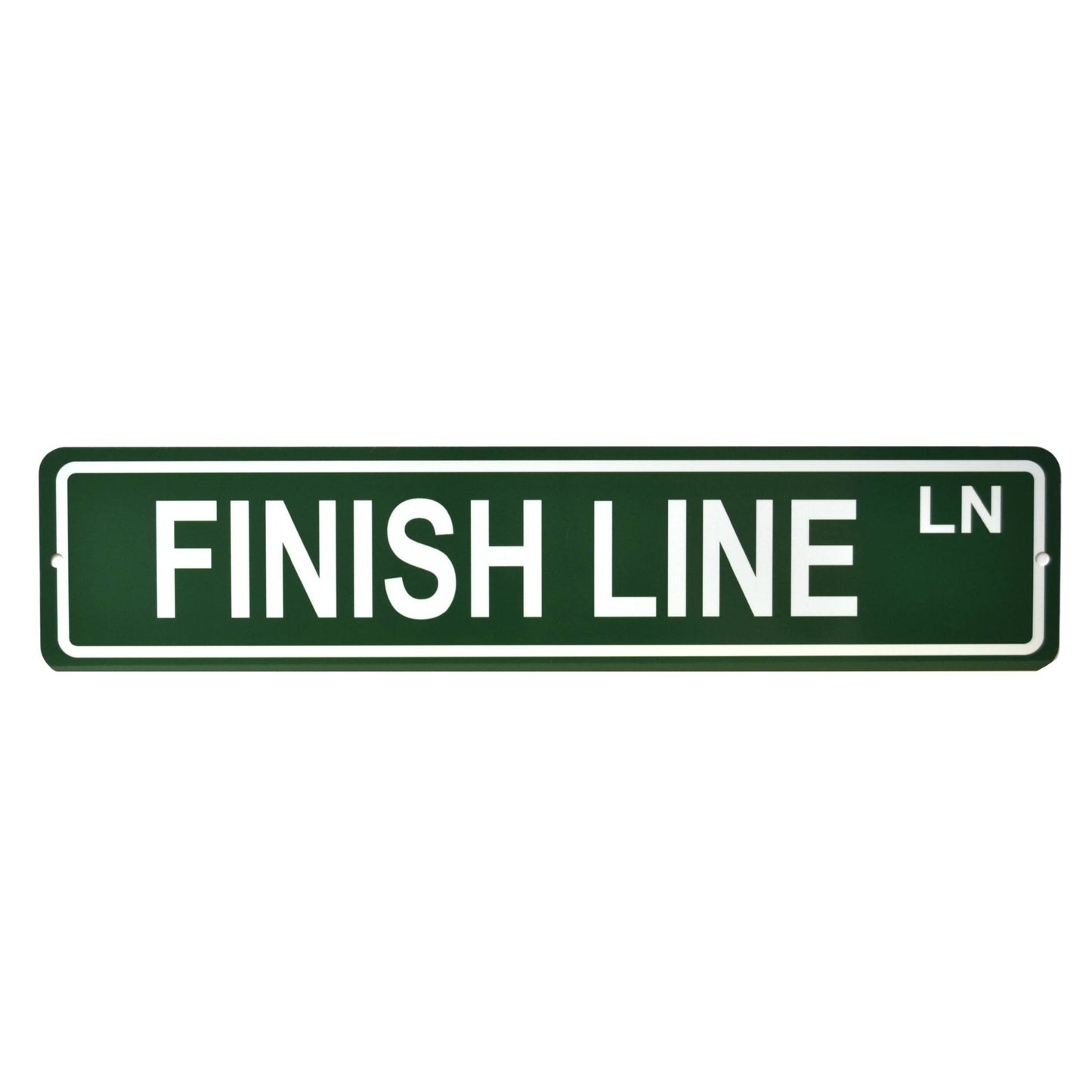 finish line street sign