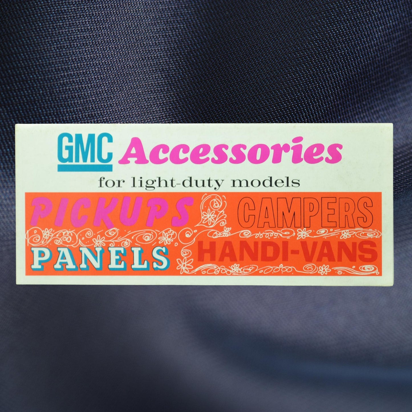 1969 GMC & Chevrolet Truck Accessories Brochure – Pickups, Panels, Campers, Handi-Vans – Rare Vintage