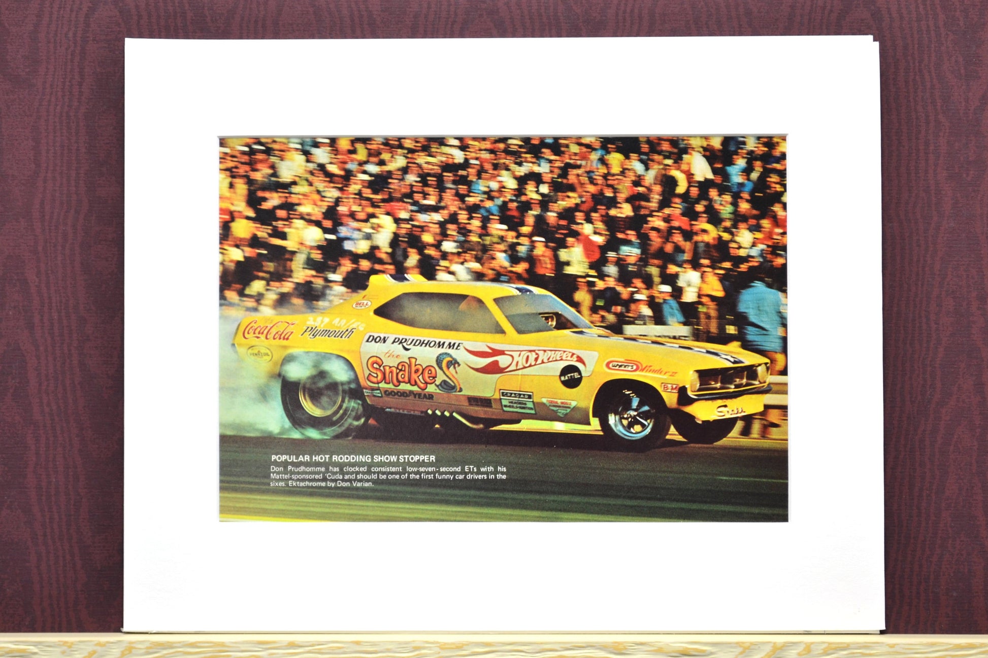 Don prudhomme hot wheels funny car print 1