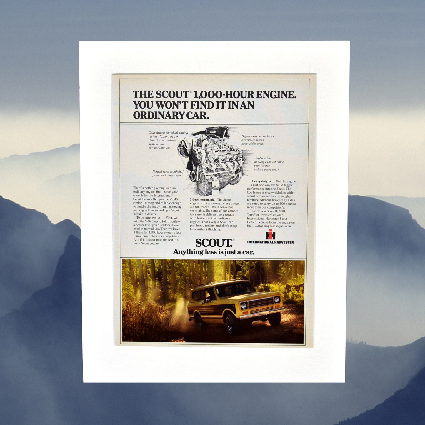 international harvester scout II print ad