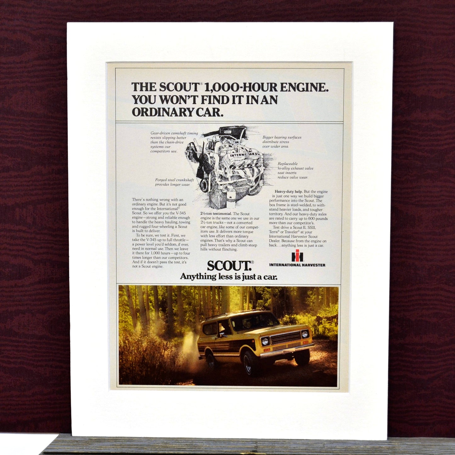 Own a Piece of Scouting History: Framed International Scout Ad