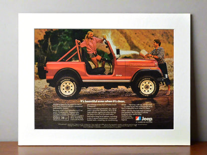 1980 Jeep CJ Renegade Vintage Print 