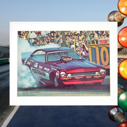 Mickey Thompson Ford Pinto Funny Car print