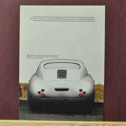 Porsche 40-Year Anniversary Sales Brochure – 1988 Collector Insert with Fold-Out Poster