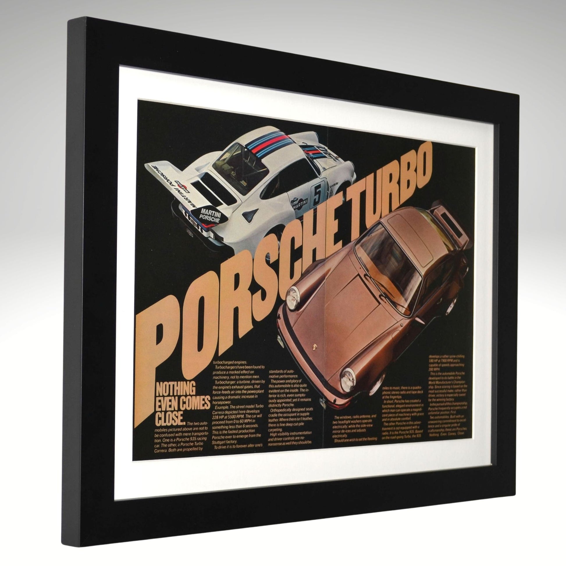 porsche-911-turbo-935-framed-vintage-ad-15x20-wall-art