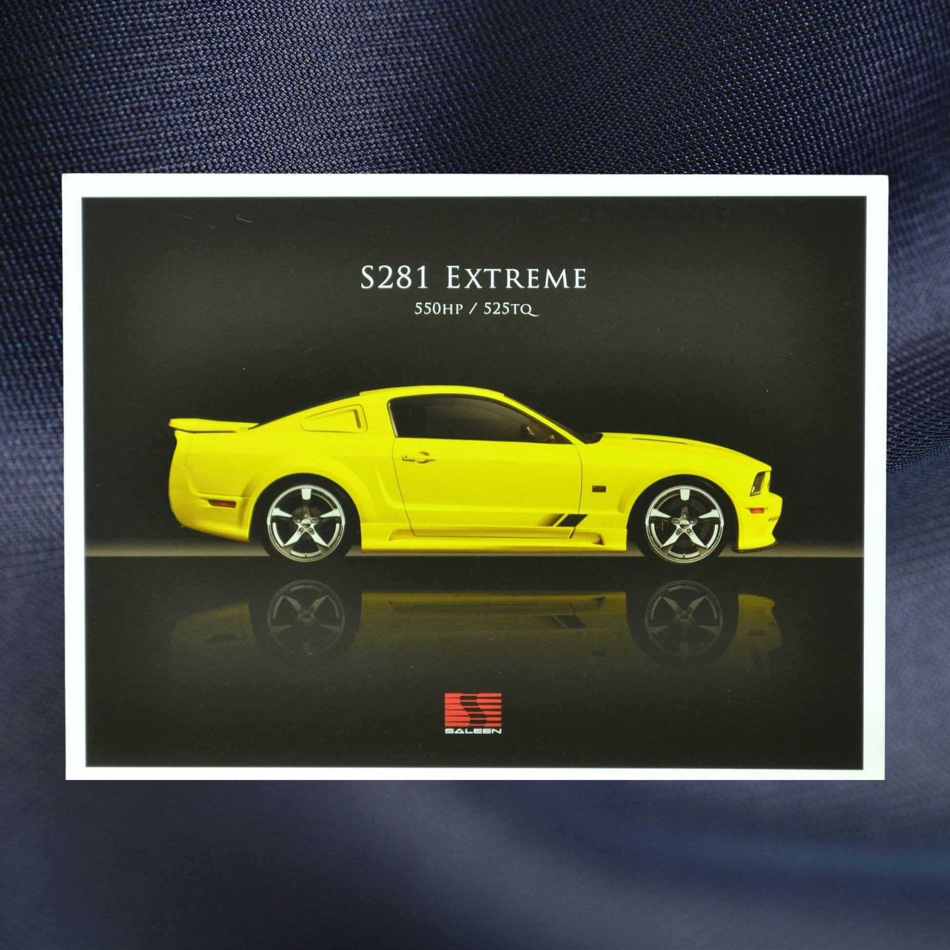 Saleen Mustang S281 Extreme brochure cover - 550 horsepower performance