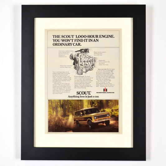 Own a Piece of Scouting History: Framed International Scout Ad