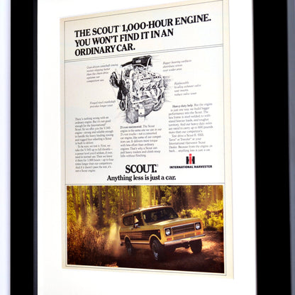 Own a Piece of Scouting History: Framed International Scout Ad