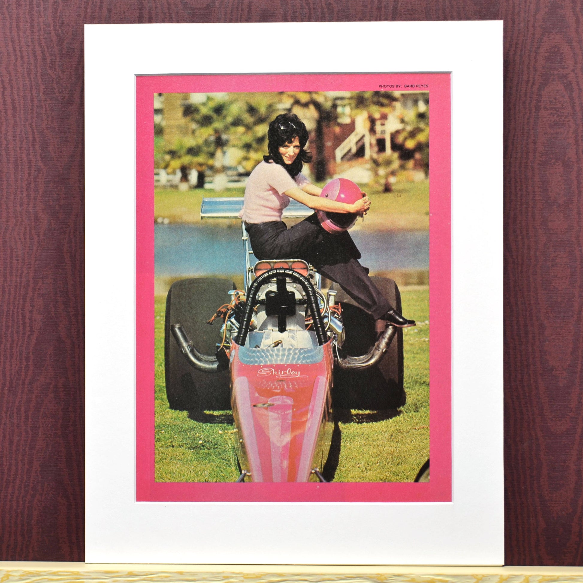 Shirley Muldowney drag racing print 1