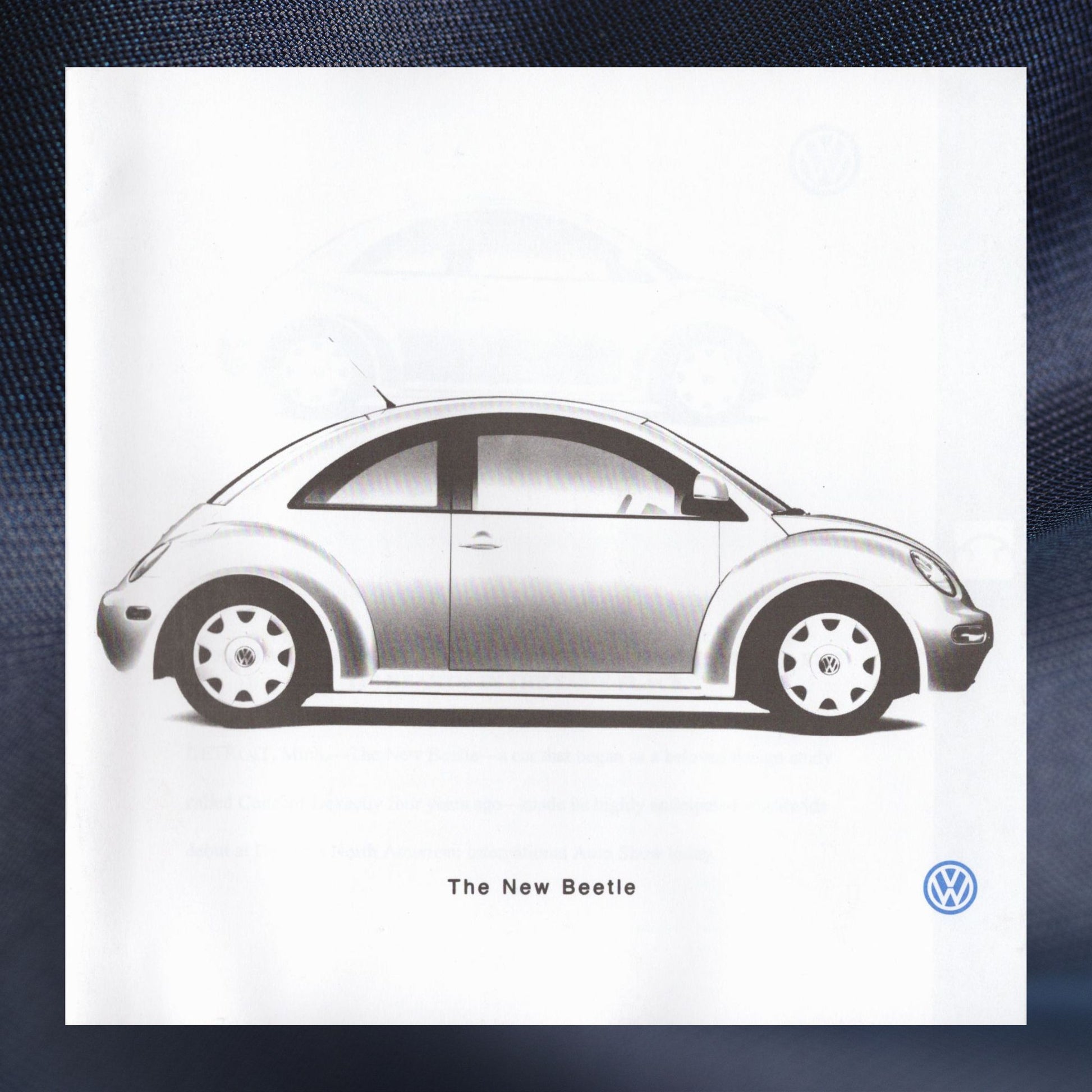 1998 volkswagen beetle side profile silver