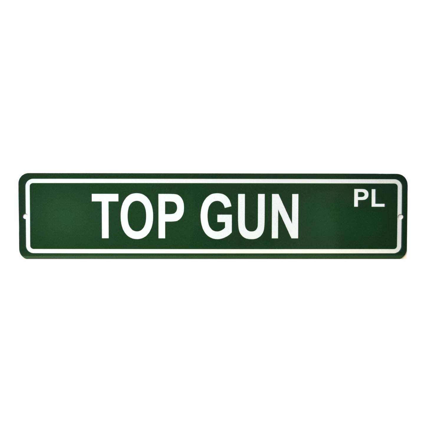 top gun street sign