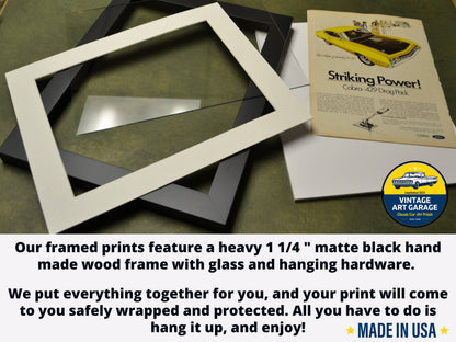 Own a Piece of Drag Racing History: John Force Vintage Print - Vintage Art Garage