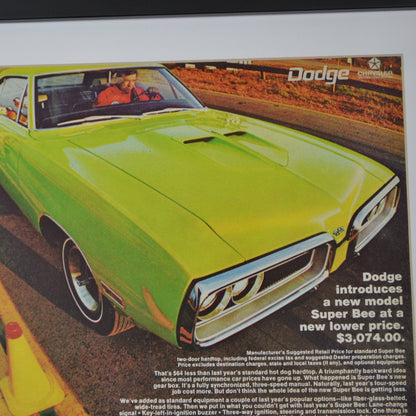 Dodge super bee print ad 1