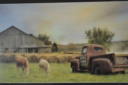  Vintage Farm Truck Landscape