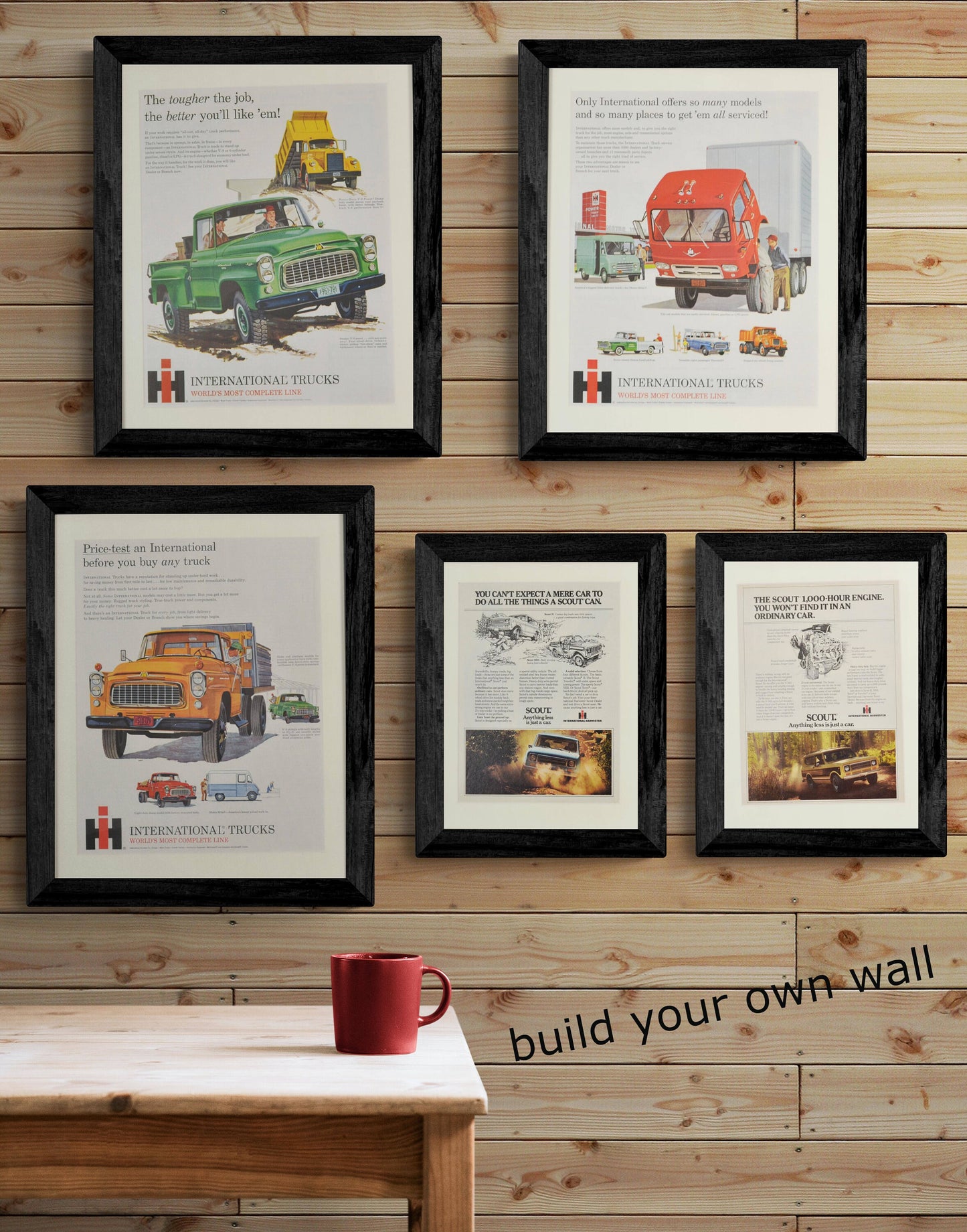 Own a Piece of Scouting History: Framed International Scout Ad build you own wall