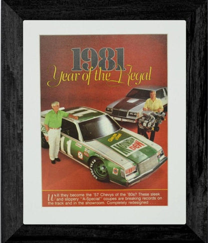 Framed Buick Regal NASCAR Print