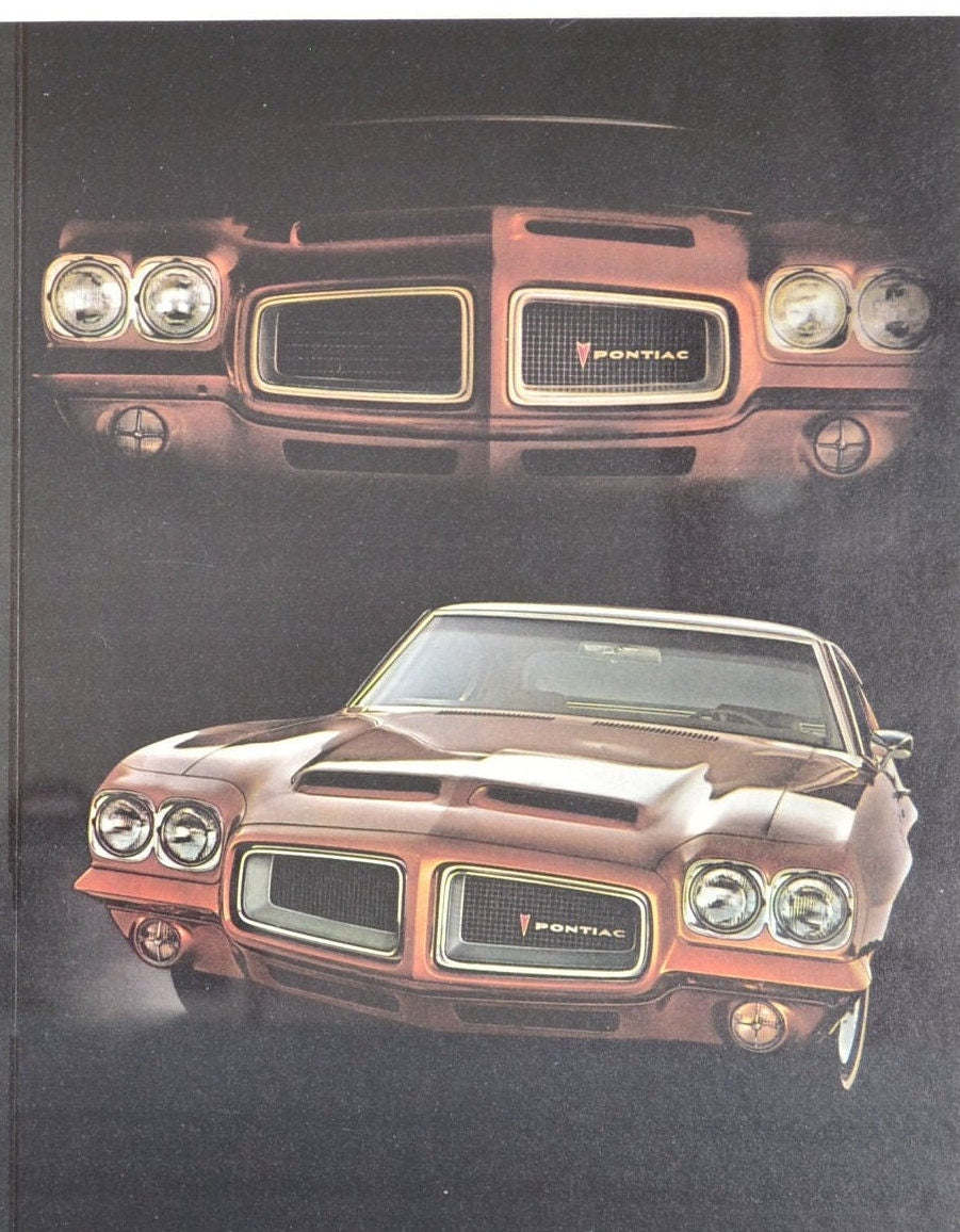 Pontiac Lemans GTO classic car wall art