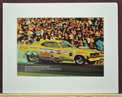 Hot wheels funny car  wall art